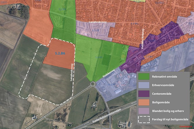 Fordebat Vodskov Sydvest Luftfoto