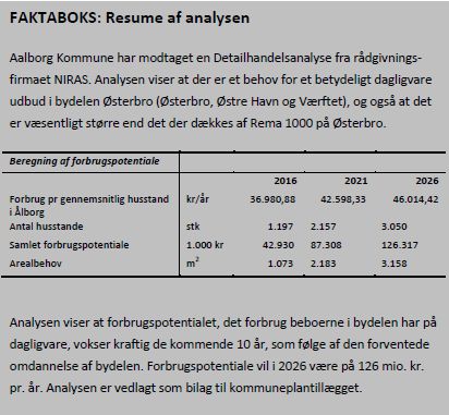 Faktaboks Detailhandelsanalyse